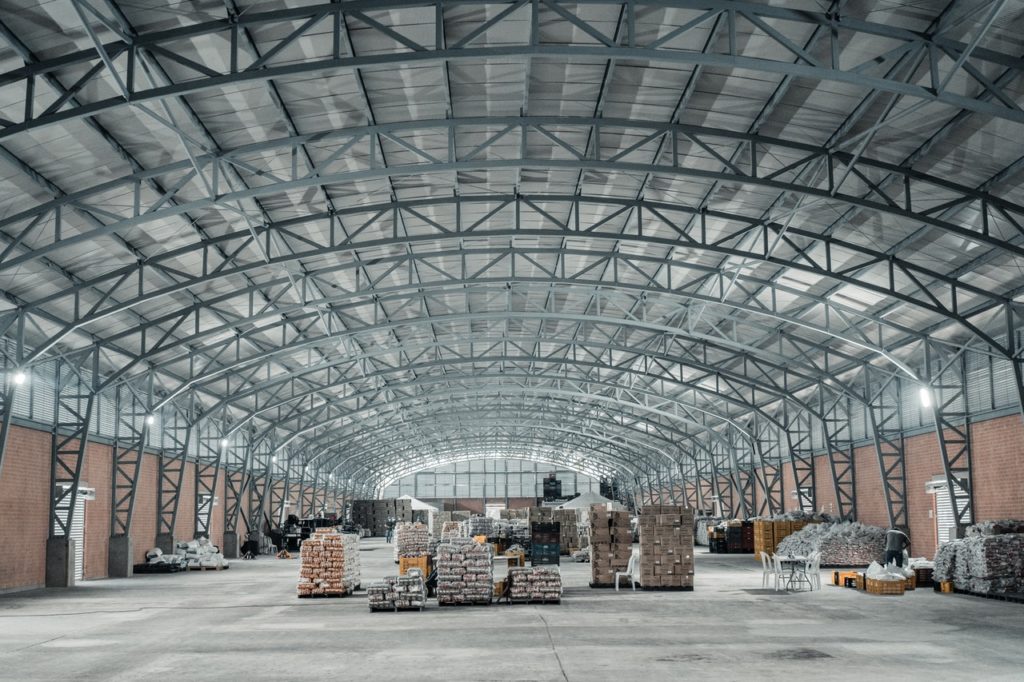 picture of a warehouse's interior